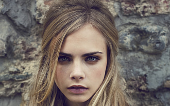 Cara Delevingne, High definition, Close-up portrait, Fashion industry HD wallpaper