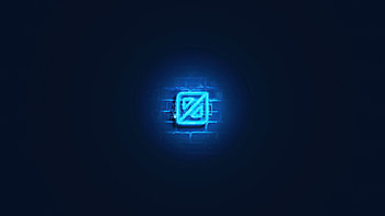 Neon Design Glowing Logo , neon, logo, artist, artwork, digital-art, deviantart HD wallpaper