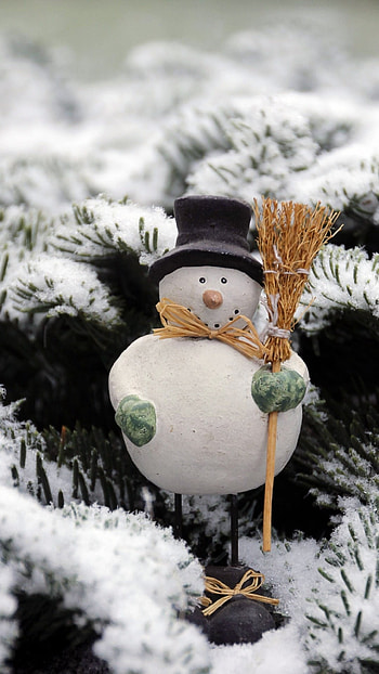 Snowman, Cute Snowman HD phone wallpaper