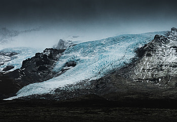Mountains Covered In Snow Ice Winter , mountains, winter, snow, nature, behance HD wallpaper