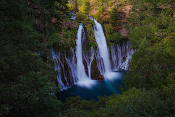 Stunning Waterfalls, Waterfalls, Nature, Mountains, Forests HD wallpaper