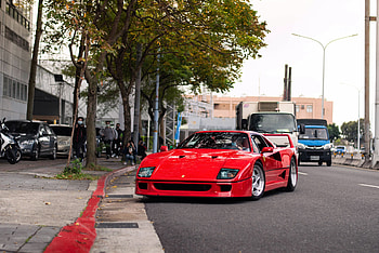 car, Ferrari F40 HD wallpaper