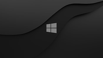 Windows 10 Dark Logo , windows-10, computer, dark, logo, black HD wallpaper