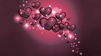 LOVE SPECIAL GLITTERING CUTE LOVE HEARTS BACKGROUND . HD wallpaper