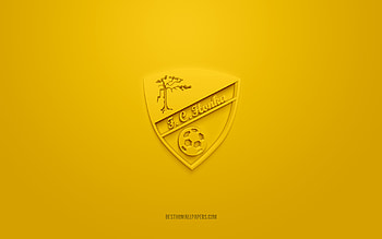 Honka FC, creative 3D logo, yellow background, Finnish football team, Veikkausliiga, Espoo, Finland, football, Honka FC 3d logo HD wallpaper