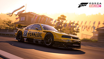 Forza Horizon 6 — Pennzoil Race, Video Game, Race Car, Yellow Car, Sports Car HD wallpaper