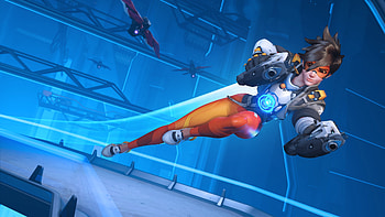 Tracer, Overwatch HD wallpaper
