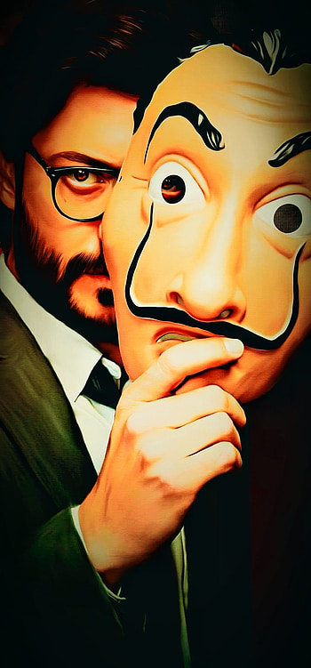 money heist, jaw HD phone wallpaper