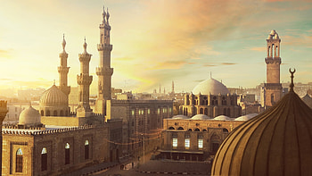 Refaai Mosque in Cairo, Egypt HD wallpaper