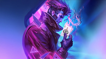 Gambit Card Ultimate, gambit, superheroes, ai, artwork, digital-art HD wallpaper