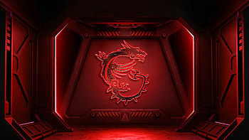 MSI, dragon, digital art HD wallpaper