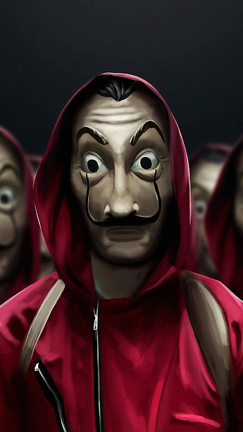 Money Heist, 1080x1920 , High-quality backgrounds, Spanish TV show HD phone wallpaper