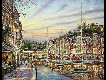 Landscape, Cities, , Boats HD wallpaper