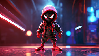 Baby Miles, spiderman, superheroes, artist, artwork, digital-art HD wallpaper