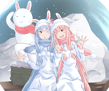 Kotonoha Twins, Kotonoha Aoi, Kotonoha Akane, Anime, Vocaloid HD wallpaper
