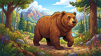 Majestic Grizzly — Wilderness, Bear HD wallpaper
