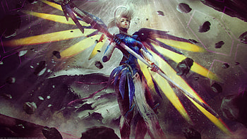 Mercy Overwatch Best Artwork , mercy-overwatch, overwatch, games, xbox-games, ps-games, pc-games, artwork, artist, digital-art, deviantart HD wallpaper
