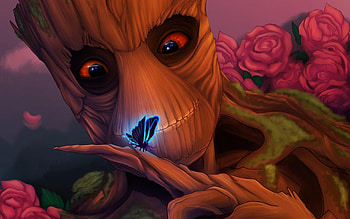Groot, Laptop, PC, Mobile HD wallpaper