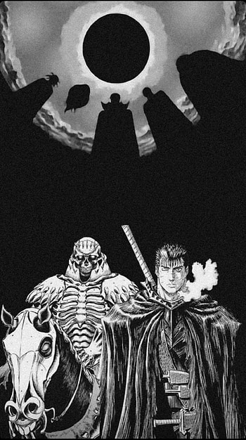 Berserk, Anime, God-Hand, Kentaro-Miura, Manga, Skullknight, Guts HD phone wallpaper