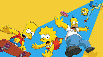 The Simpsons — Springfield Skateboard Adventure, The Simpsons HD wallpaper