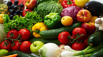 Vegetables, Fruits, Tomatoes, Apples HD wallpaper