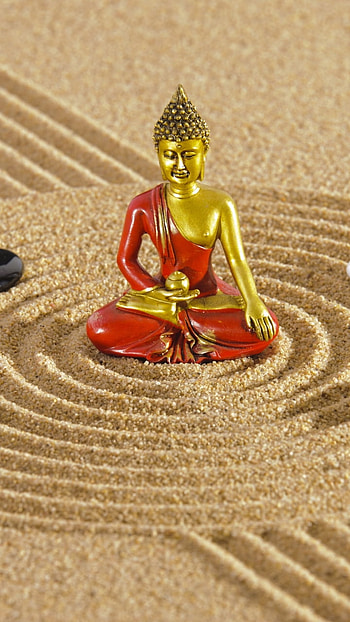 stone, sand, statue, religious HD phone wallpaper