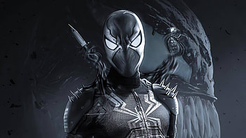 Spider Venom , spiderman, superheroes, artwork, artist HD wallpaper