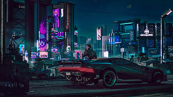 Cyberpunk Car in resolution, Cyberpunk 2560X1440 HD wallpaper