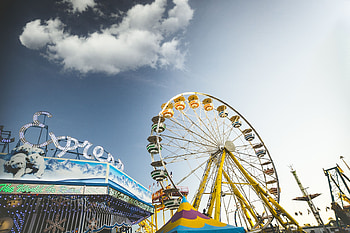 Cities, Ferris Wheel, Attraction, Entertainment HD wallpaper