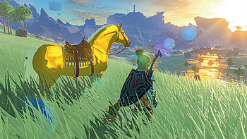 Tears of the Kingdom : Golden Steed at Sunset, The Legend of Zelda: Tears of the Kingdom HD wallpaper