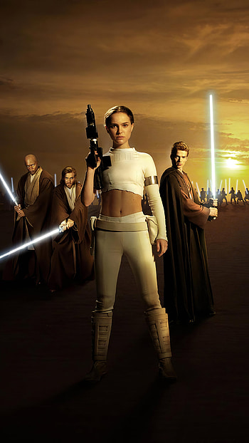 Attack of the Clones, Natalie Portman, Star Wars HD phone wallpaper