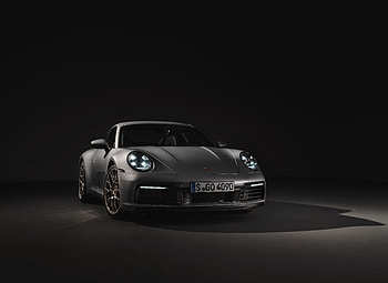 Silver, sports car, Porsche 911 Carrera HD wallpaper