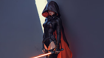 Star Wars Dark Vengeance Hooded Power, star-wars, movies, artist, artwork, art, digital-art, ai HD wallpaper