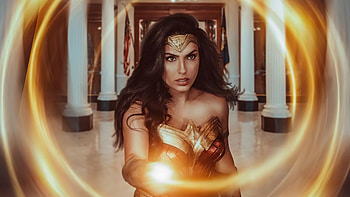Wonder Woman Cosplay 2022, wonder-woman, superheroes, artist, artwork, digital-art, cosplay HD wallpaper