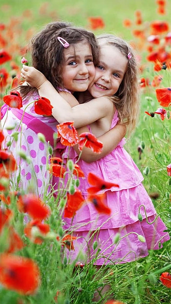 Friendship Day, Cute Girls HD phone wallpaper