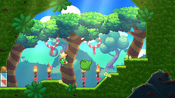 Stunning of Gimmick! 2 in Action, video game, Gimmick! 2 HD wallpaper