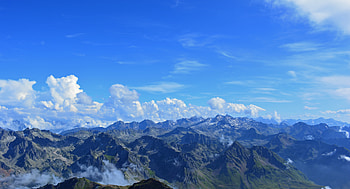 Nature, Mountains, France, Panorama, Pyrenees HD wallpaper