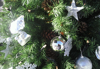 christmas good wishes...buona natale..., river, rainbow, merry christmas, sky, forces of nature, mountain HD wallpaper
