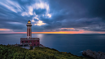 Punta Carena, Naples (Italy) HD wallpaper
