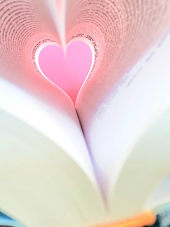 love, magenta, romance, pink, dream, nature, book, escape, feelings, heart HD phone wallpaper