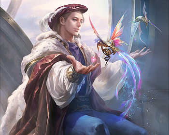 The artist, blue, fantasy, man, artist, yang heng HD wallpaper