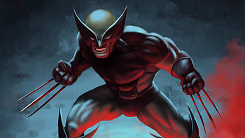 Wolverine Digital Arts, wolverine, superheroes, digital-art, artwork, deviantart HD wallpaper