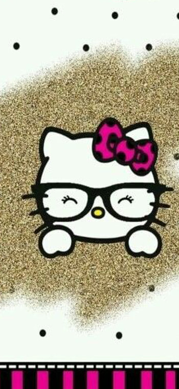 Hello kitty, glasses, head HD phone wallpaper