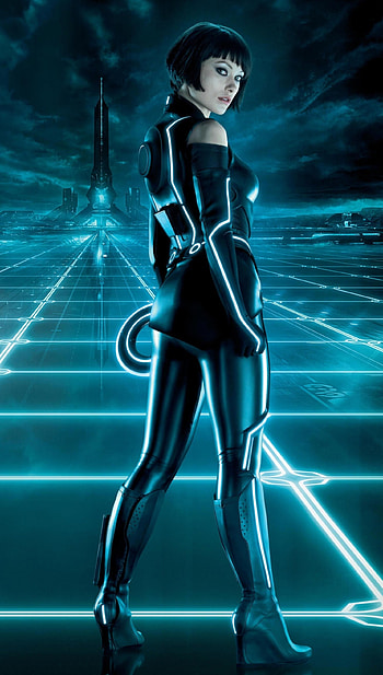 Tron Legacy, Quorra's brilliance, Futuristic world, Shes fantastic HD phone wallpaper