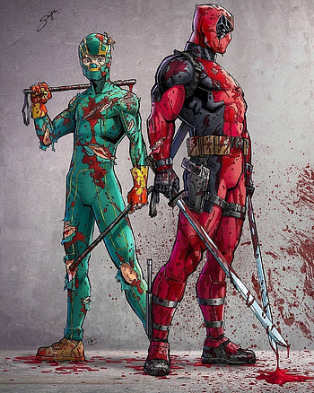 Deadpool and kickass HD phone wallpaper