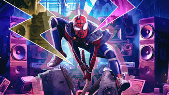 Spider Punk, spider-punk, spiderman, superheroes, artist, artwork, digital-art HD wallpaper
