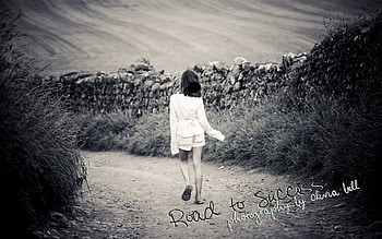 Lonely Girl, girl, people, lonely, walk HD wallpaper