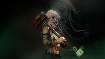 Harley Quinn In Joker Folie A Deux, joker-2, joker-folie-a-deux, joker, 2024-movies, movies, superheroes, lady-gaga, harley-quinn, concept-art, artwork, digital-art, artist HD wallpaper