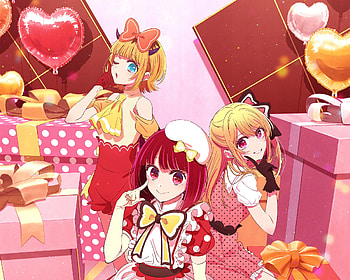 Mem-Cho, Arima Kana, and Ruby Hoshino, Anime, Oshi no Ko, Mem-Cho (Oshi no Ko), Ruby Hoshino, Kana Arima HD wallpaper