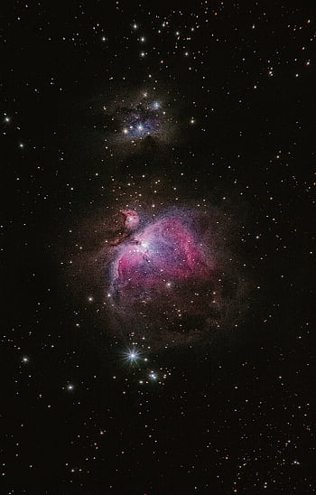 A breathtaking astrography capture of the Orion Nebula showcasing deep space wonders. HD phone wallpaper